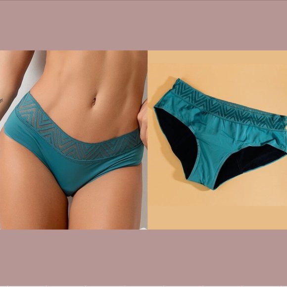 NWT Thinx [ XXS ] Hiphugger Period Moderate Absorbency‎ Underwear Pine #5224 - Picture 1 of 11